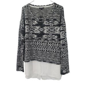 KIARA Long Sleeve Layered Sweater Womens Size Extra Large XL *NWT